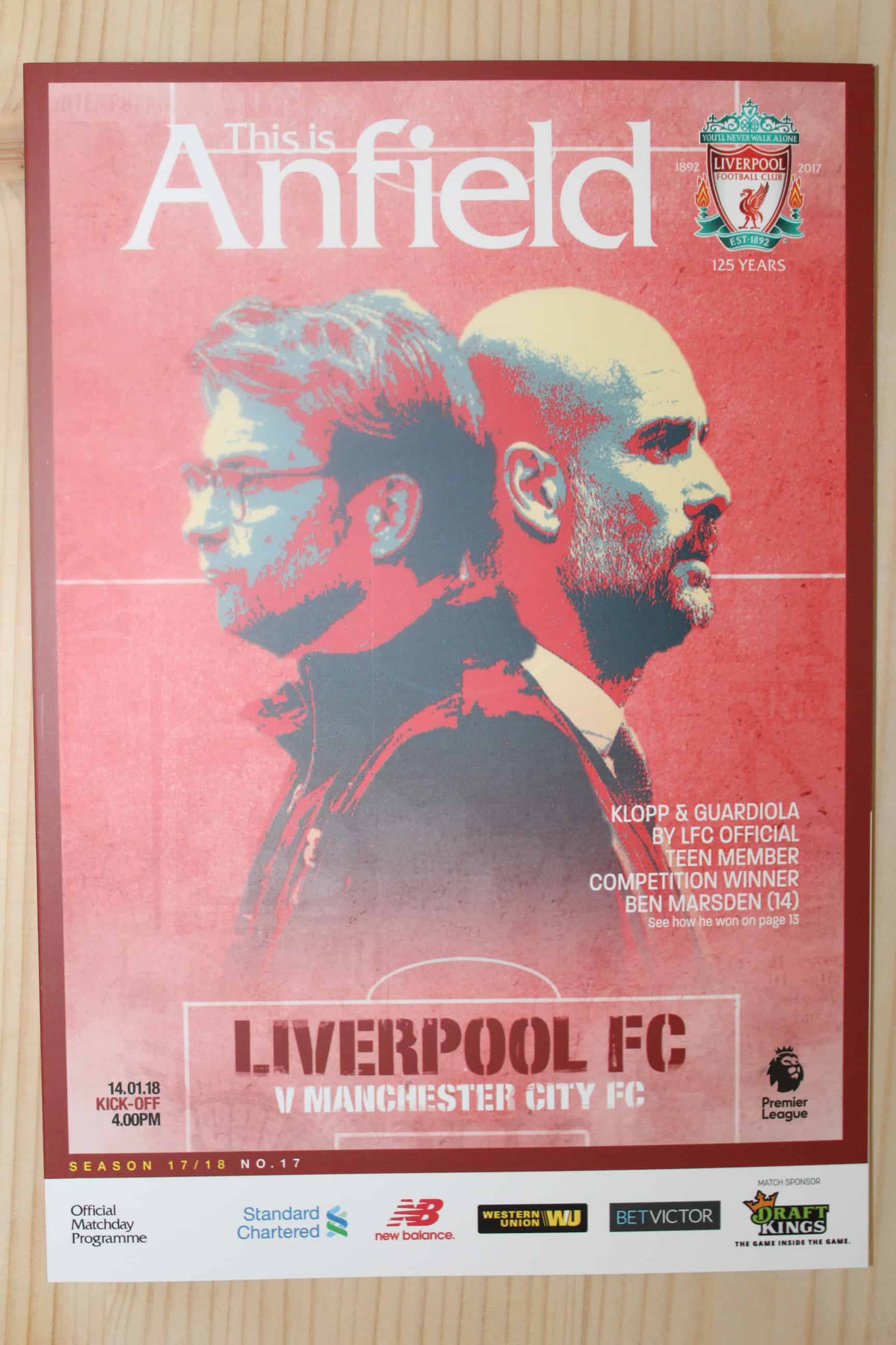 Liverpool FC v Manchester City FC